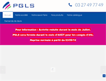 Tablet Screenshot of pgls-jenlain.com
